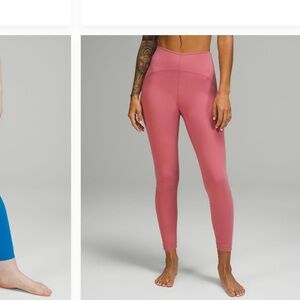 Lululemon Instill high rise tight 25”. Size 6. New, no tags